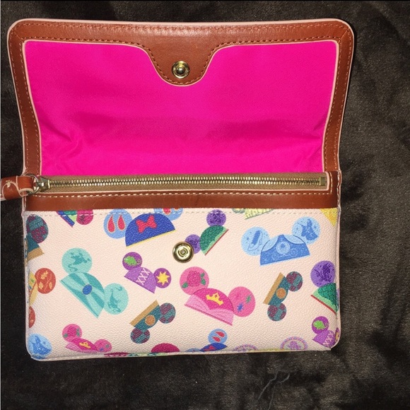 Dooney & Bourke Disney Princess Ear Hat Wristlet/Wallet in Pink - Picture 12 of 12